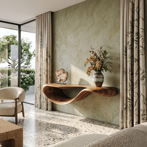 Modern Floating Console Table For Contemporary Interior Design