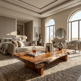 Organic Coffee Table For Tropical Villa Lounge