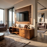 Contemporary Organic TV Cabinet For Living Room