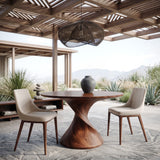 Organic Twisted Sculptural Dining Table For Breakfast Nook