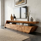 Modern Geometric TV Stand For Living Room