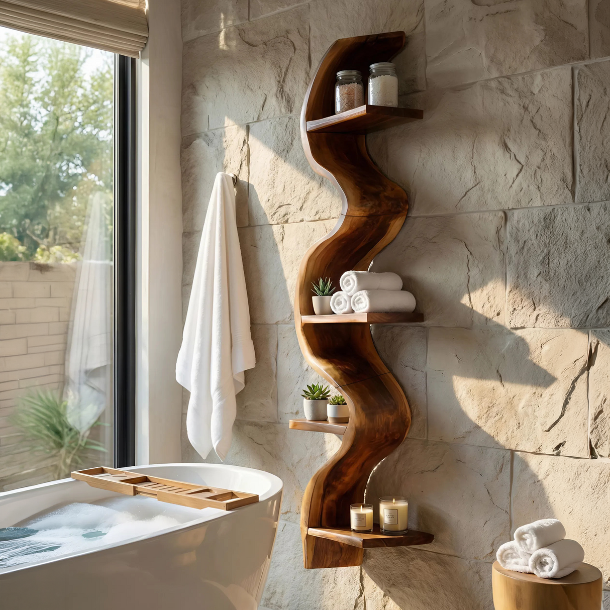 Contemporary Wall Mounted Shelf For Kitchen Organizer