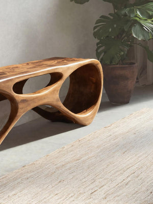 Modern Organic Bench For Entryway Or Furniture Hallway