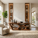 Designer Wooden Console Table For Luxury Living Room