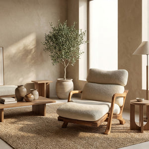 Mid Century Lounge Chair Unique Design For Living Room