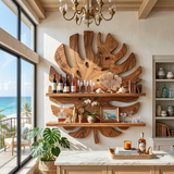 Modern Wall Wine Holder For Home Bar Bottle Showcase