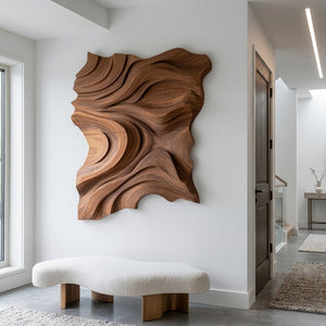 Modern Abstract Wall Sculpture For Living Room Decor
