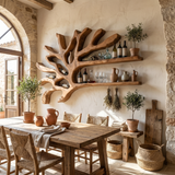 Industrial Wall Wine Rack For Entryway Beverage Arrangement Unit