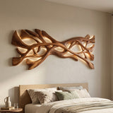 Organic Wood Wall Art For Contemporary Home Accent