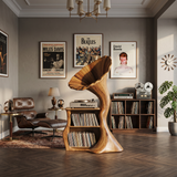 Handcrafted Record Player Stand For Livingroom Decor