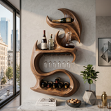Modern Sculptural Bottle Display For Living Space