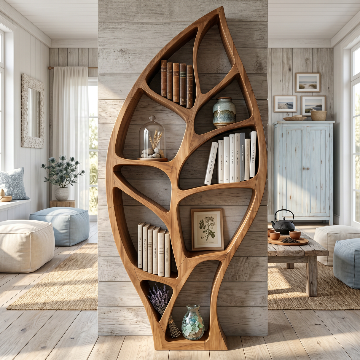 Minimalist Open Bookcase For Modern Home Office