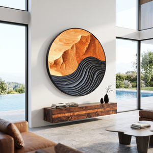 Mid Century Large Sculpture Wall For Entryway Inspiration