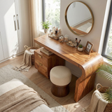 Minimalist Vanity Table Walk In Closet Makeup Area Personal Space