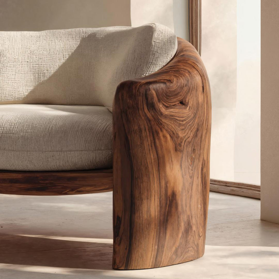 Modern Organic Lounge Chair Sculptural Form For Living Room