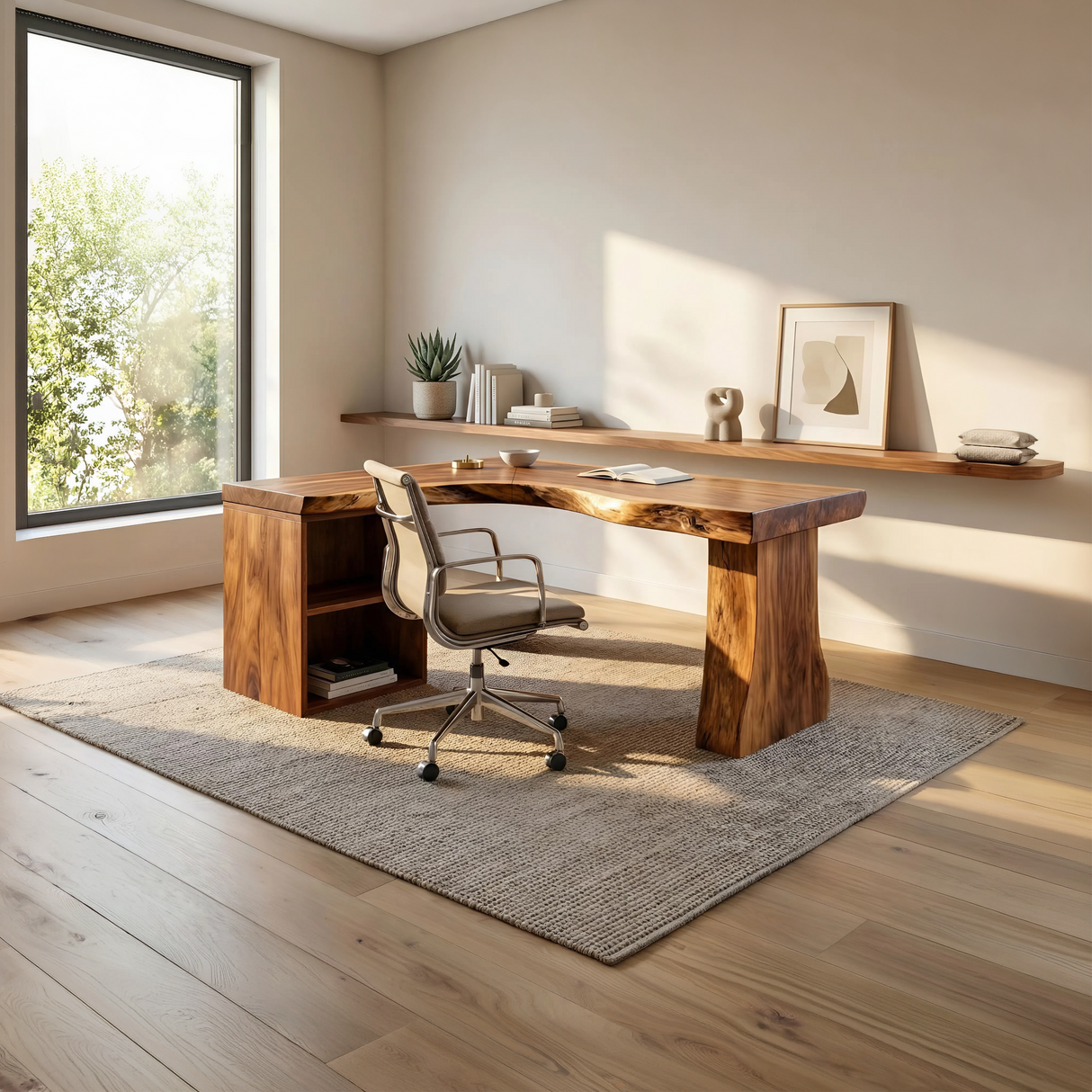 Modern L Shaped Desk For Seamless Corner Workspace