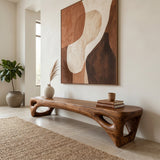 Modern Open Base Bench For Living Room