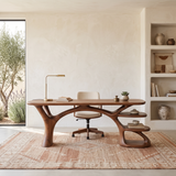 Modern Organic Form Study Desk Bedroom Workspace