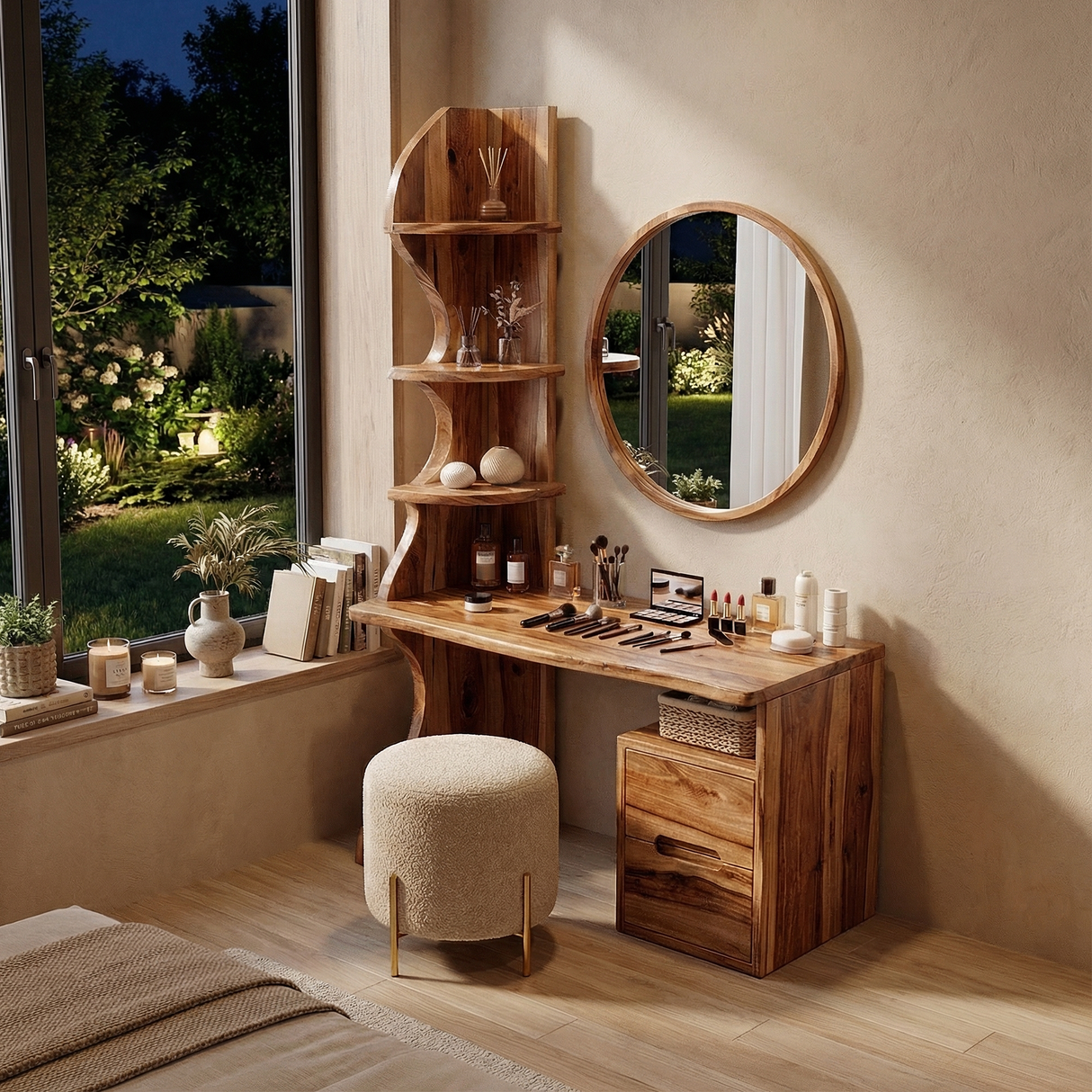 Luxury Vanity Table Dressing Area Personal Beauty Space Makeup Area