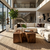Modern Block Coffee Table For Zen Lounge
