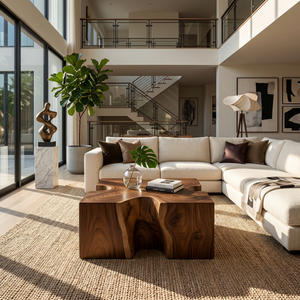 Modern Block Coffee Table For Zen Lounge