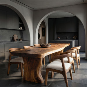 Wabi Sabi Handcrafted Dining Table For Dining Room