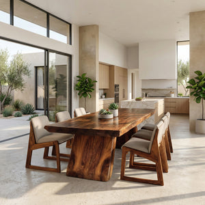 Modern Handcrafted Wooden Dining Table For Dining Room