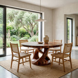 Modern Pedestal Dining Table For Dining Room Furniture