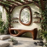 Designer Entryway Bench Organic Modern Home