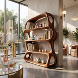 Scandinavian Decorative Bookcase Storage Organizer For Living Room