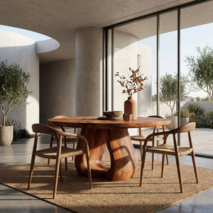 Contemporary Wooden Dining Table For Dining Area