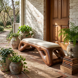 Organic Modern Entryway Bench Luxury Residence