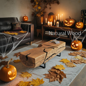 Halloween Rustic Coffee Table For Living Room Or Fall Decor