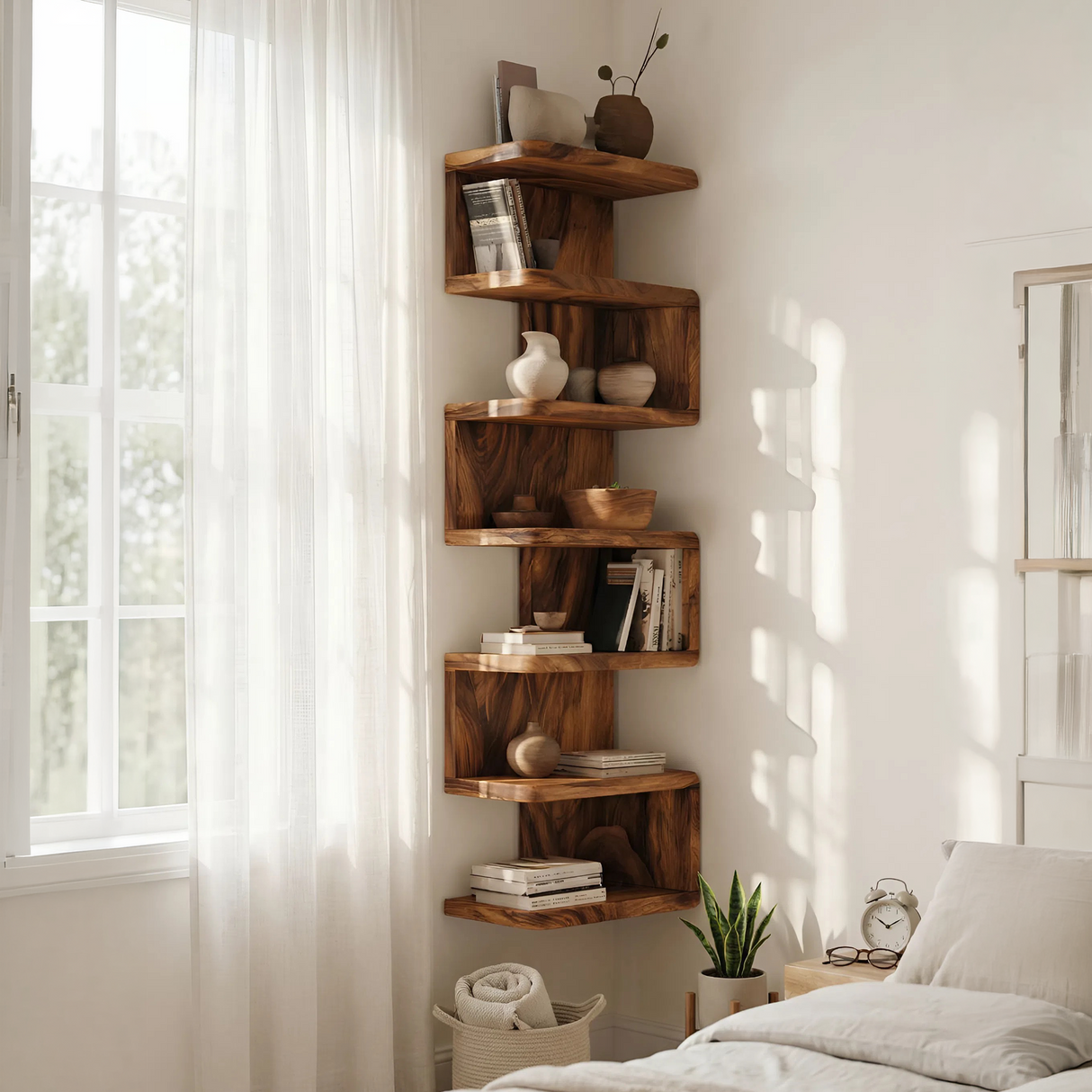 Minimalist Wall Mounted Shelf For Bathroom Essentials