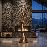 Contemporary Botanical Lamp With Hooks For Lounge