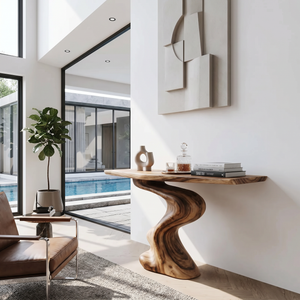 Handcrafted Modern Console Table Furniture Decor
