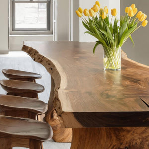 Modern Live Edge Dining Table For Dining Room