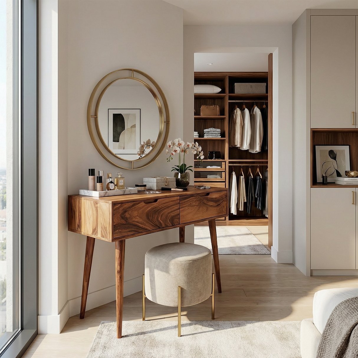 Luxury Makeup Vanity Desk Dressing Area Beauty Space Personal Area