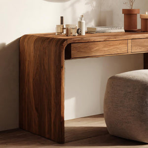 Modern Sculptural Vanity Table For Bedroom Interior