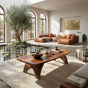 Sculptural Storage Coffee Table For Contemporary Lounge