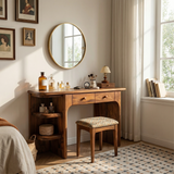 Rustic Dressing Table Personal Beauty Space Makeup Area