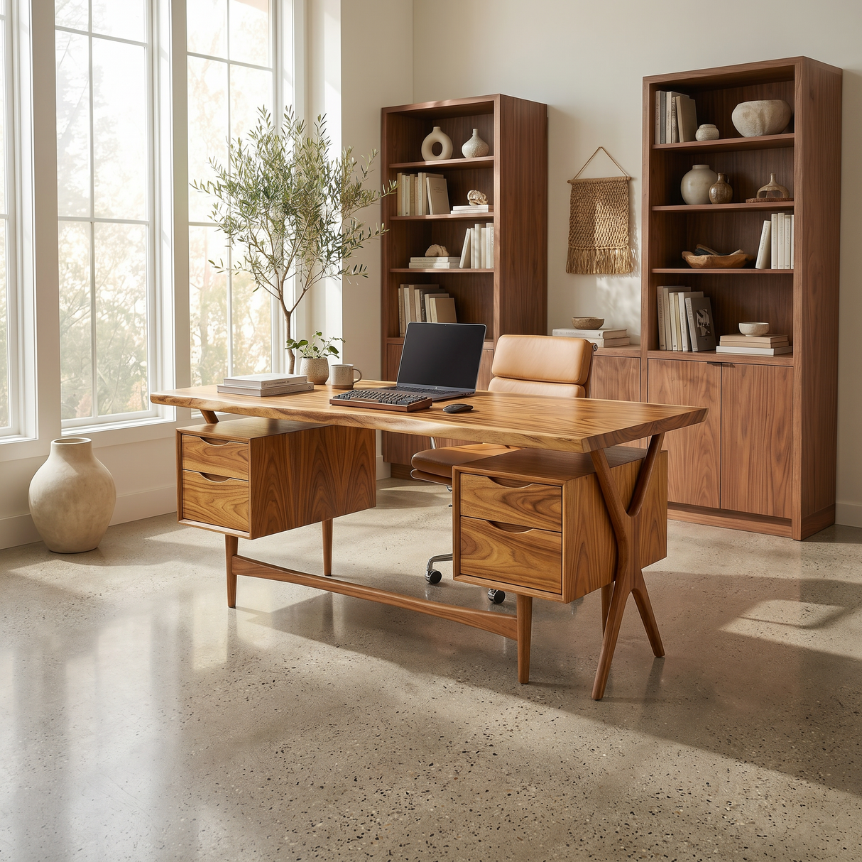 Organic Corner Executive Desk Home Office