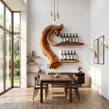 Rustic Wine Storage Rack For Home Bar