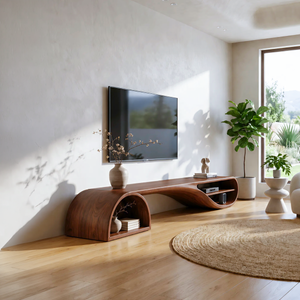 Minimalist Floating TV Stand For Apartment Living Space