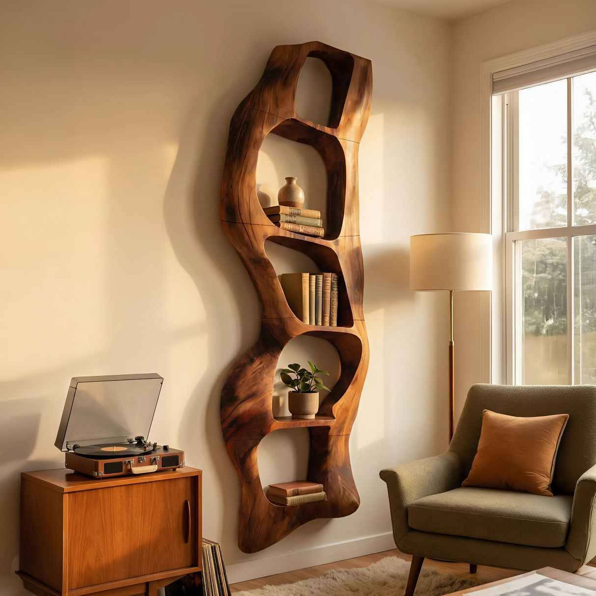 Contemporary Wall Shelf For Bedroom Wall Accent
