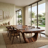 Luxury Dining Table With Rectangular Tabletop For Dining Room
