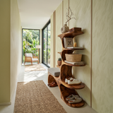 Minimalist Shoe Storage Shelf For Condo Entryway Storage Niche