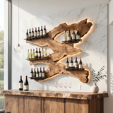 Handcrafted Wine Holder For Kitchen Wine Wall Accent