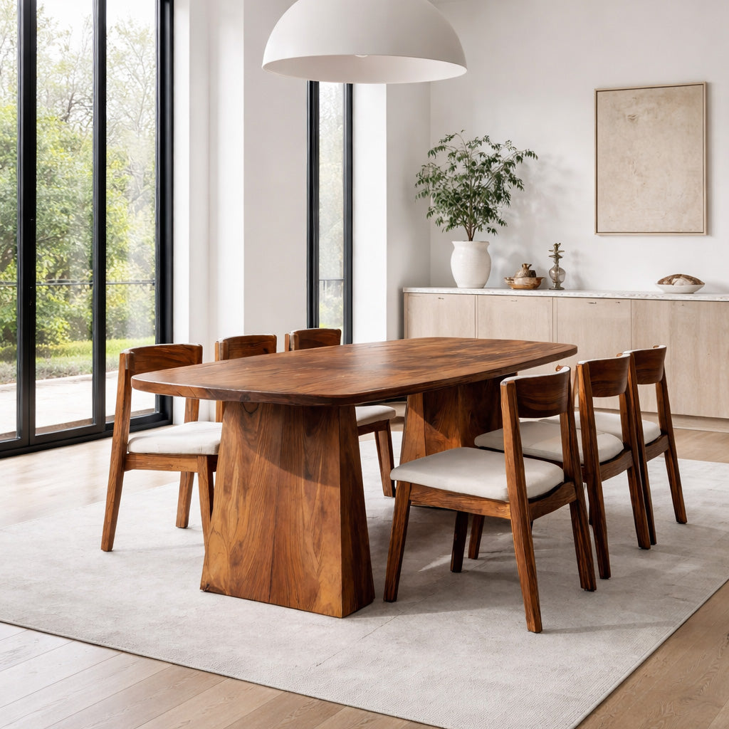 Minimal Architectural Dining Table For Dining Room