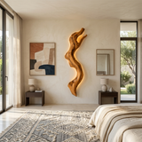 Rustic Natural Wood Wall Lamp For Living Room